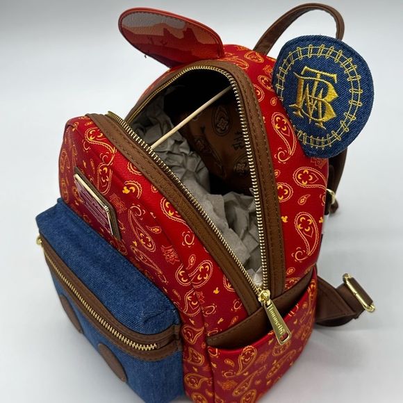 Loungefly Mickey Mouse: The Main Attraction Mini Backpack - Picture 7 of 14